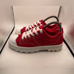 Skechers Roadies True Roots women’s red sneakers size 6.5